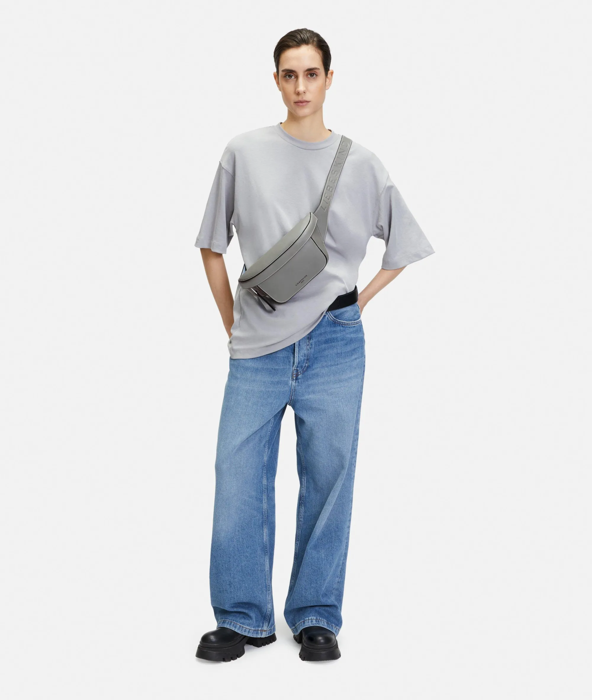 New LIEBESKIND BERLIN Alessa Belt Bag M taubengrau