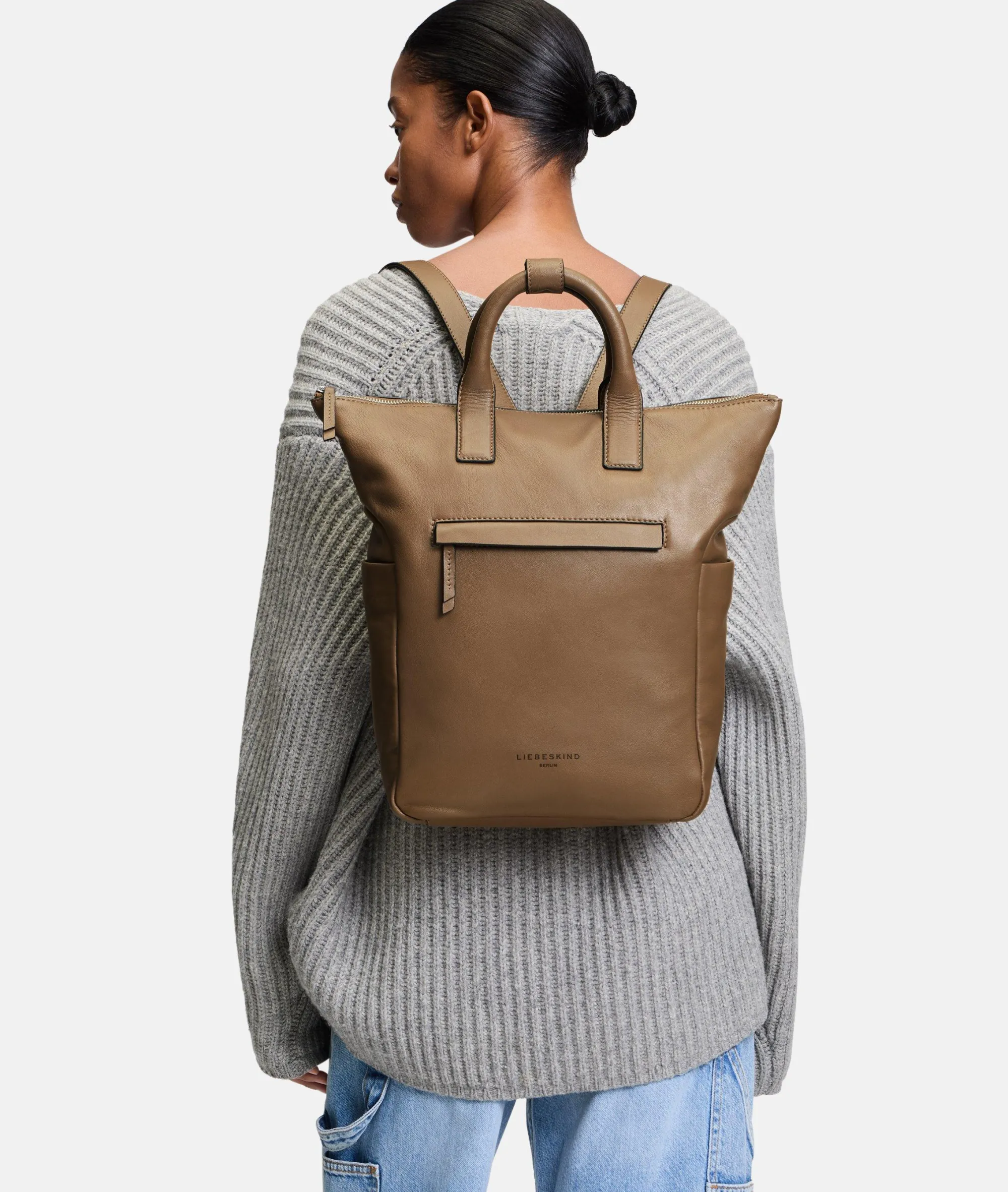 New LIEBESKIND BERLIN Annie Backpack L sandstein