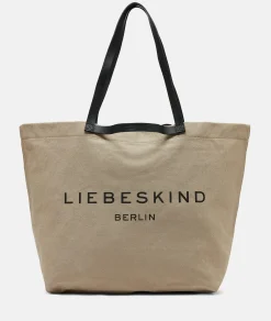Outlet LIEBESKIND BERLIN Aurora Shopper Canvas sandstein