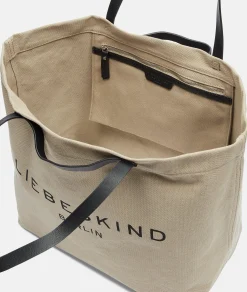 Outlet LIEBESKIND BERLIN Aurora Shopper Canvas sandstein