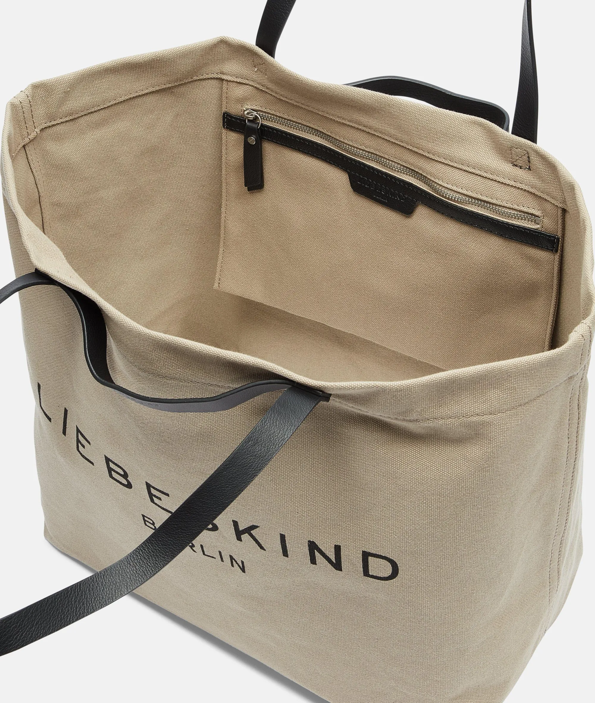 Outlet LIEBESKIND BERLIN Aurora Shopper Canvas sandstein