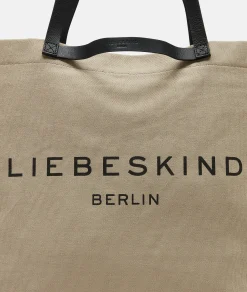 Outlet LIEBESKIND BERLIN Aurora Shopper Canvas sandstein