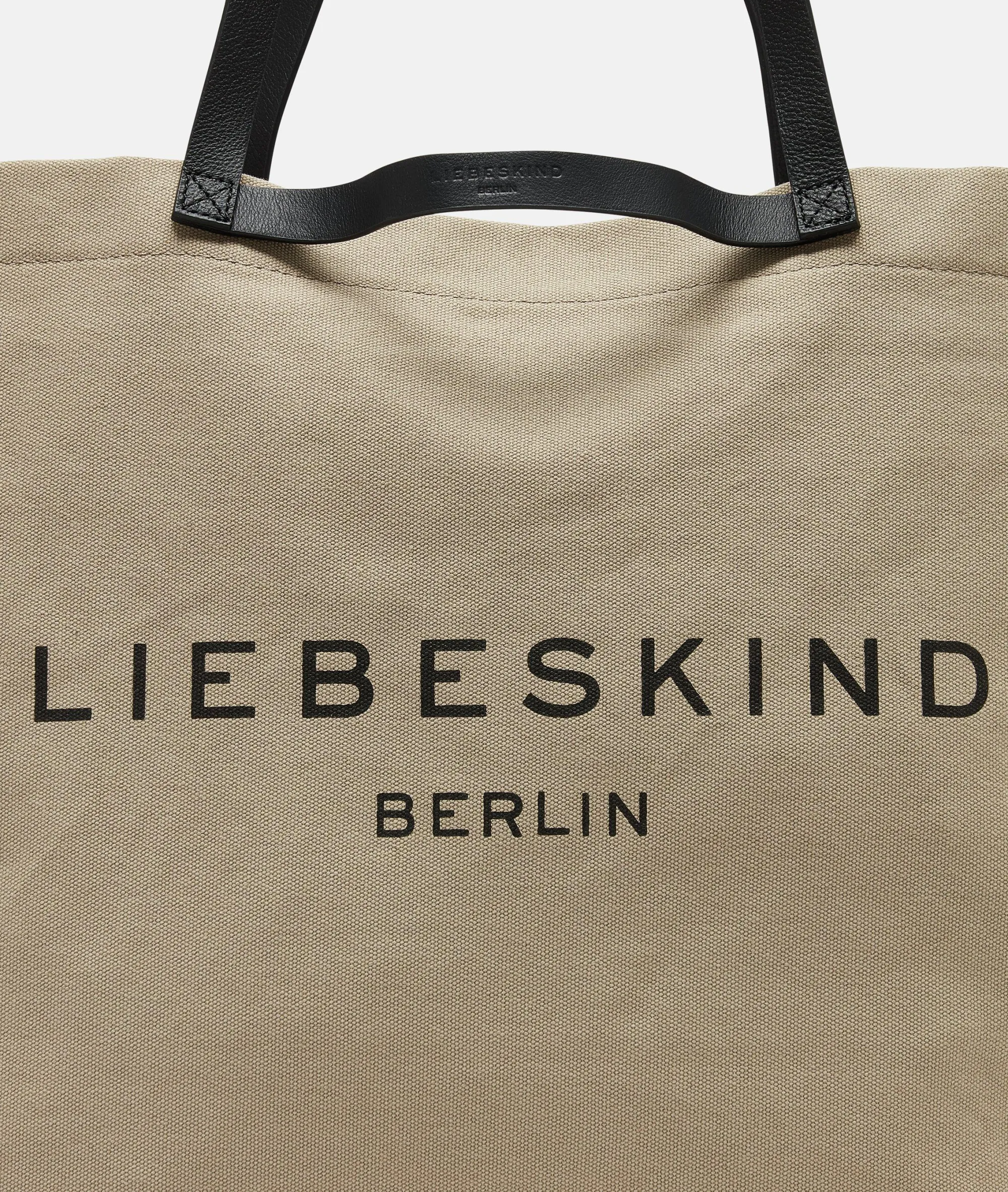 Outlet LIEBESKIND BERLIN Aurora Shopper Canvas sandstein