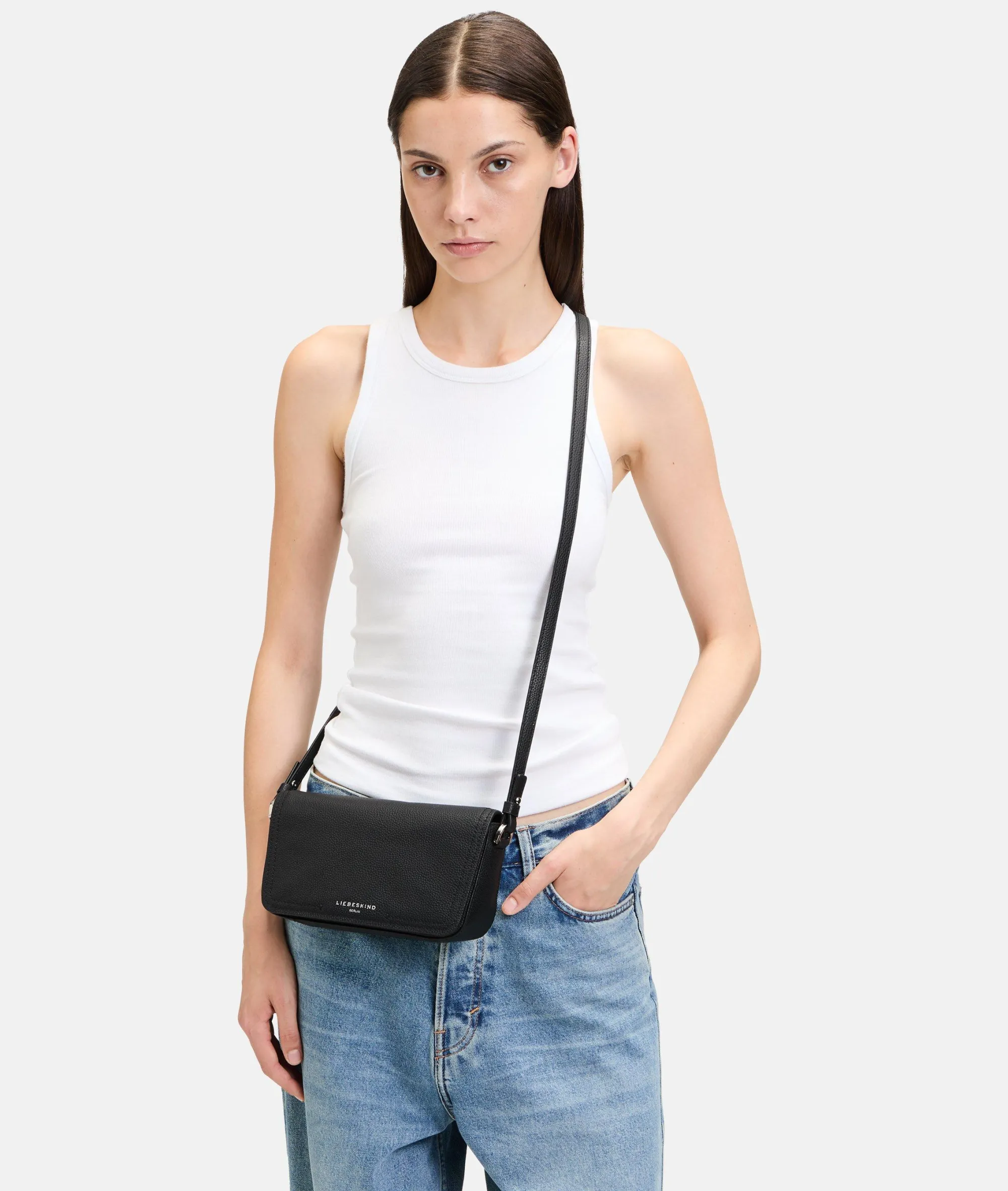 Clearance LIEBESKIND BERLIN Chudy Crossbody S schwarz