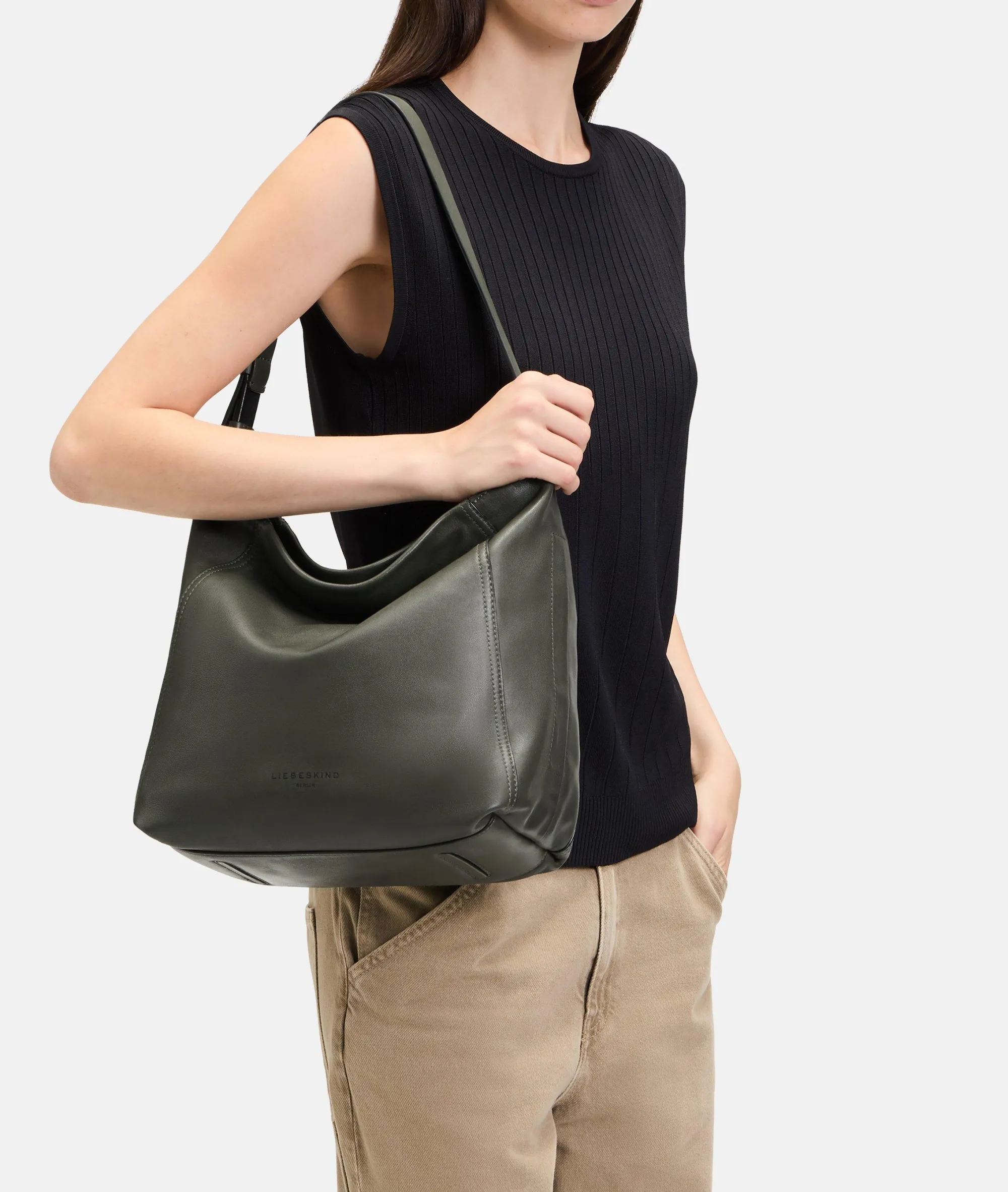 Sale LIEBESKIND BERLIN Chudy Hobo M olivgrün