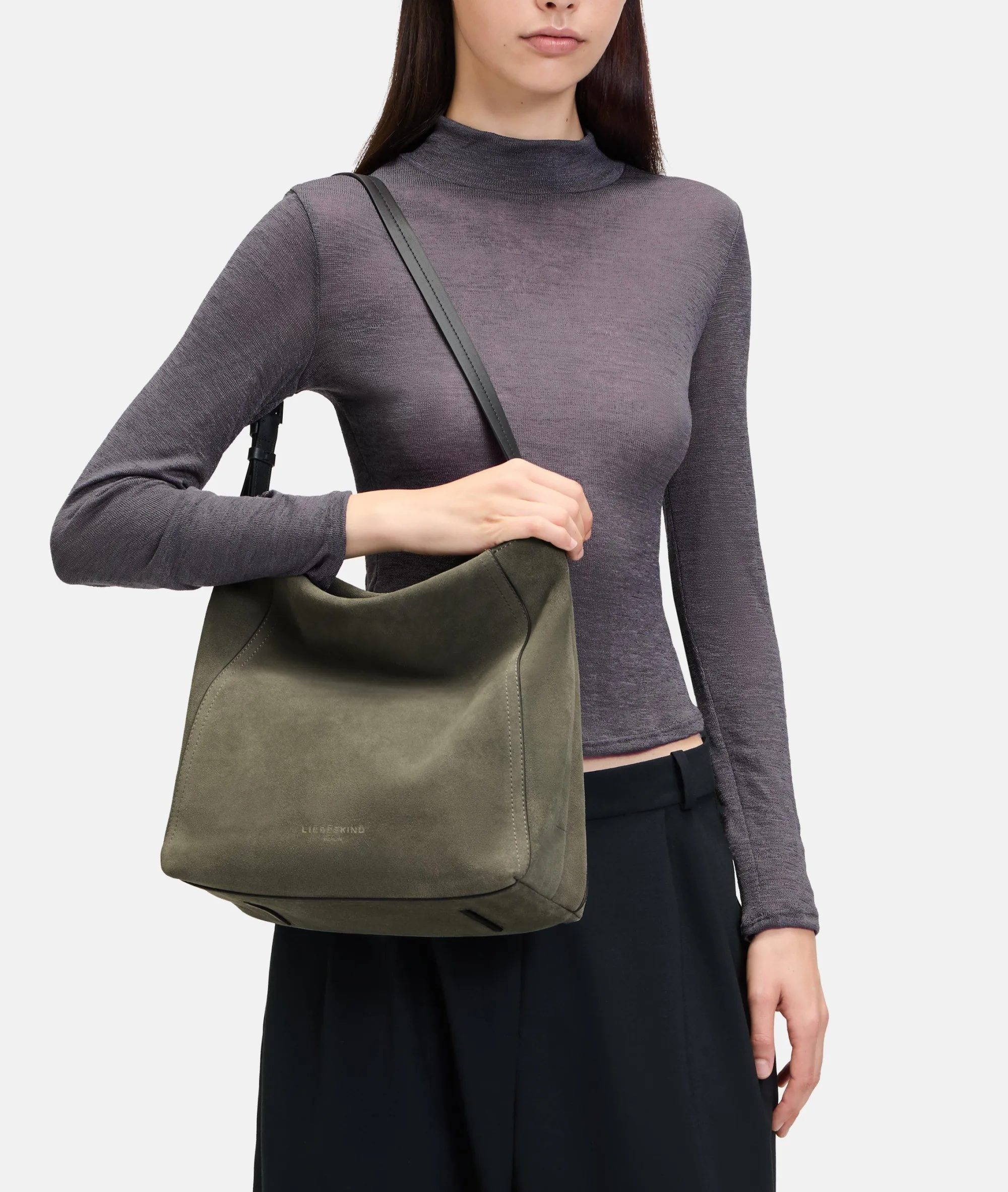 LIEBESKIND BERLIN Chudy Hobo M olivgrün