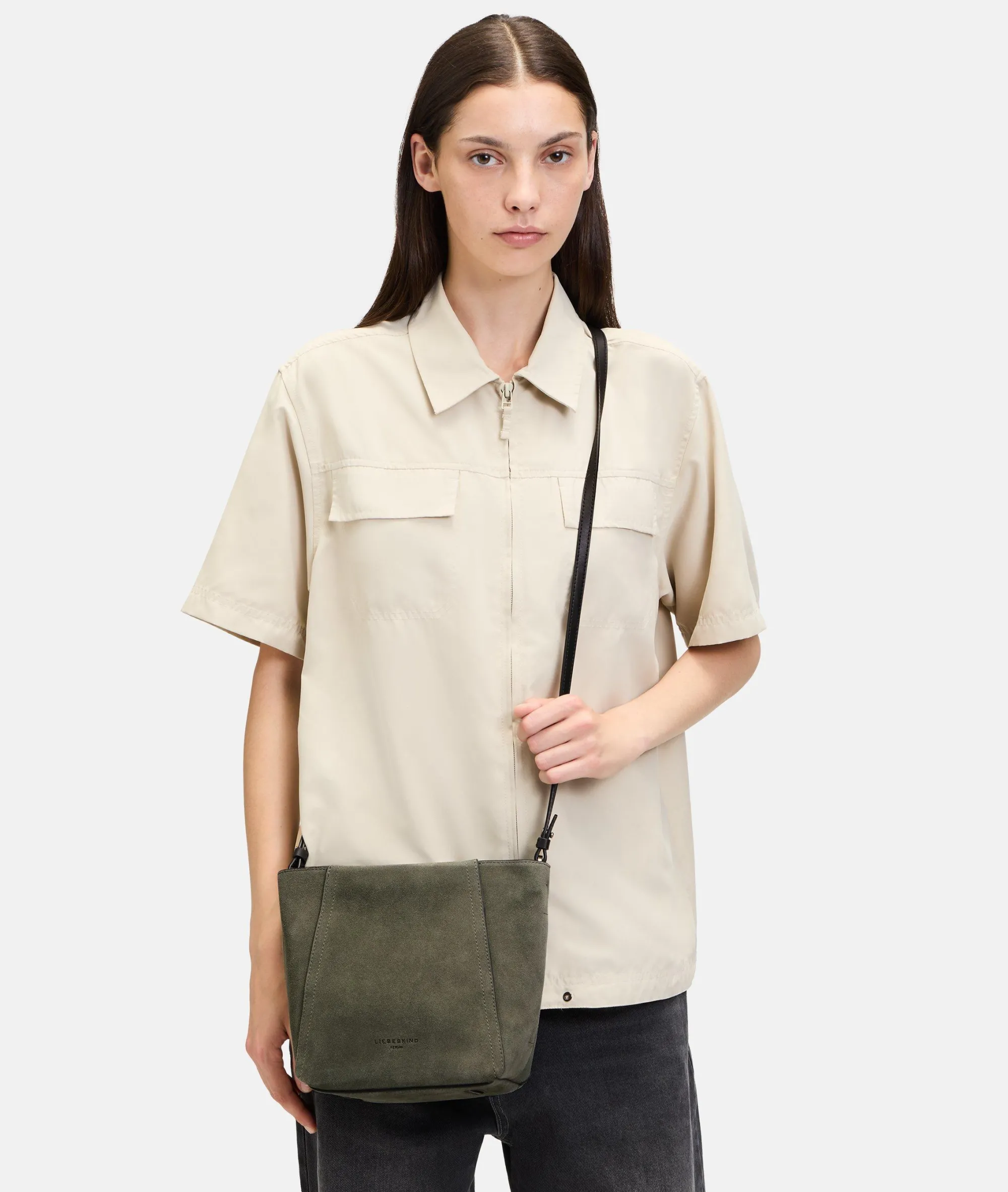 Best LIEBESKIND BERLIN Chudy Hobo S olivgrün