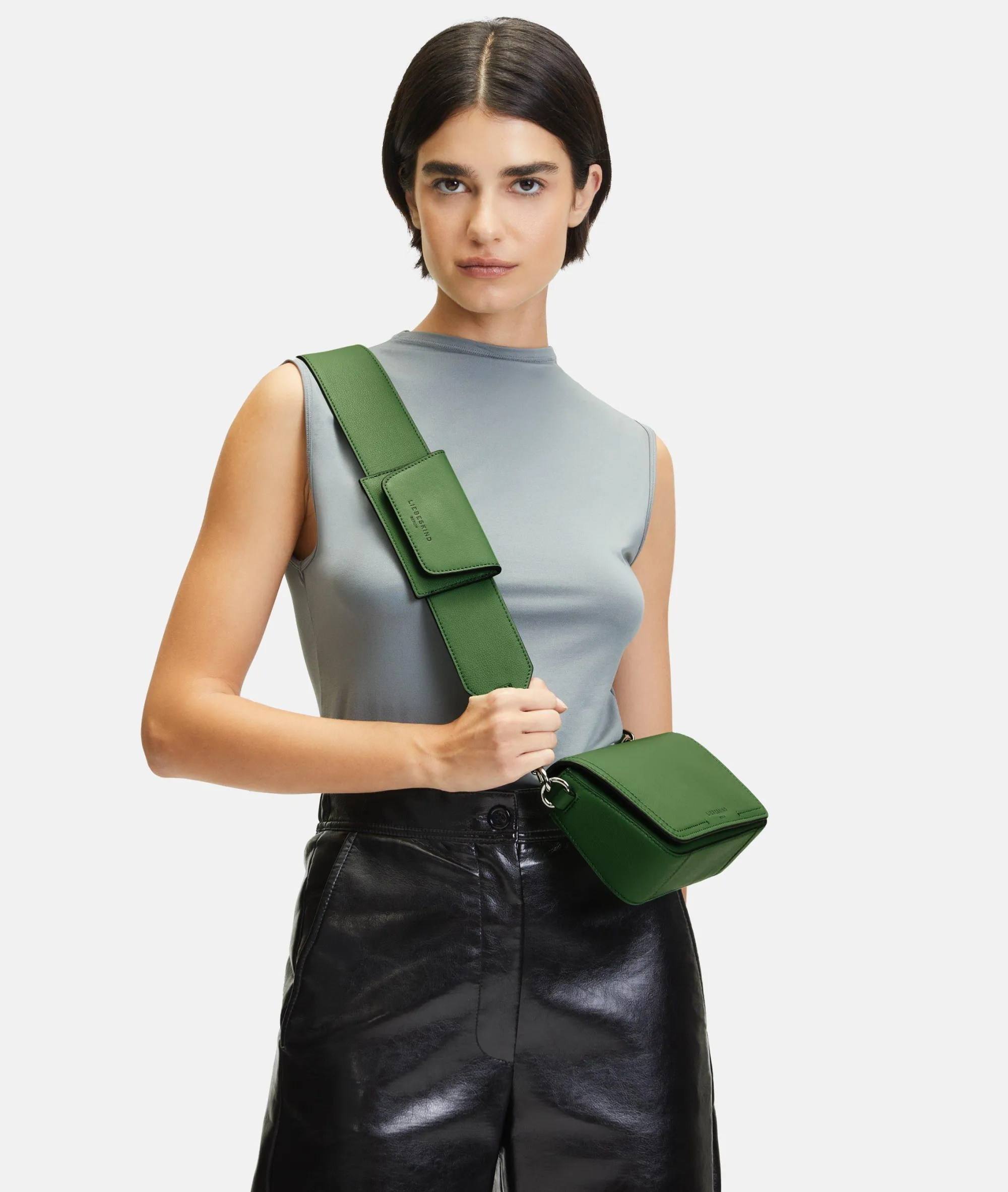 New LIEBESKIND BERLIN Chudy Shoulder Strap bambusgrün