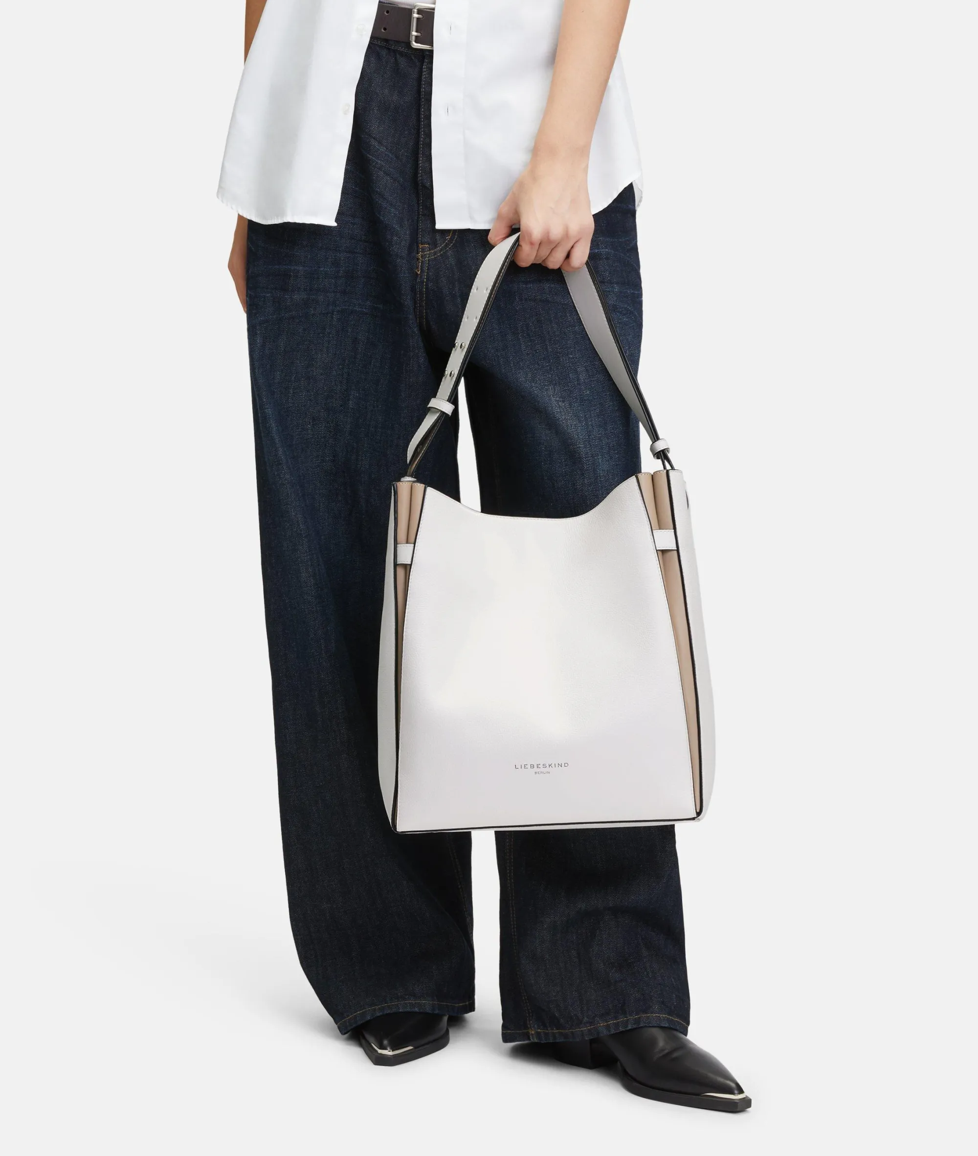 New LIEBESKIND BERLIN Hilla Hobo L weiß