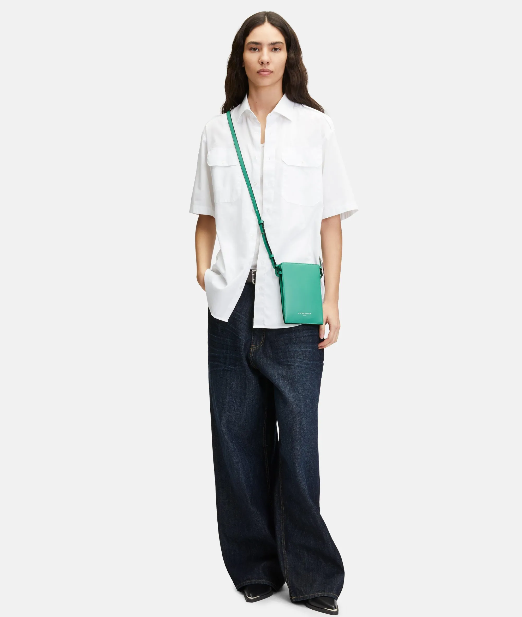 Sale LIEBESKIND BERLIN Hilla Mobile Pouch türkis