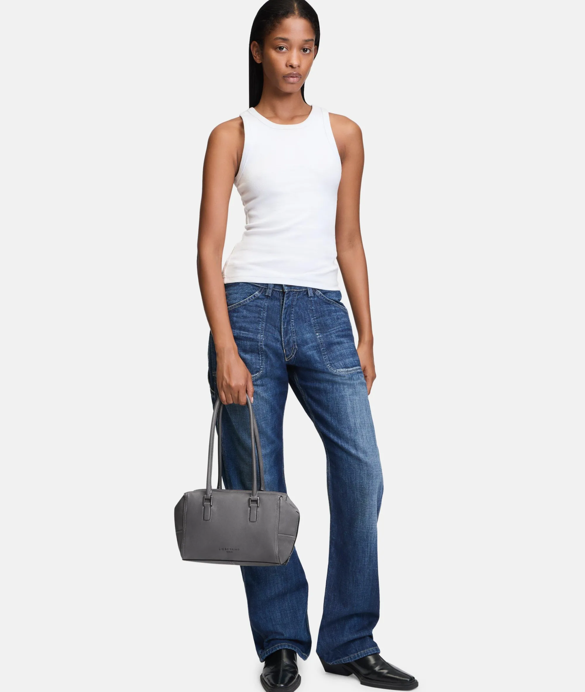 Clearance LIEBESKIND BERLIN Kayla Satchel S grau