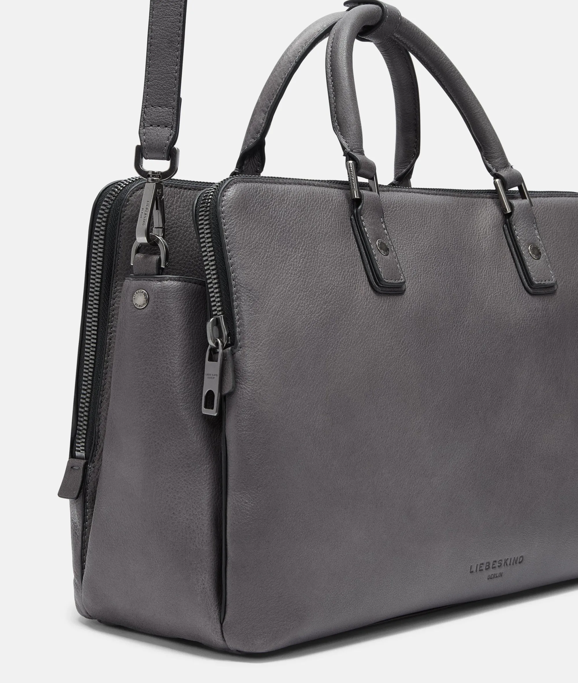 New LIEBESKIND BERLIN Koko Satchel M grau