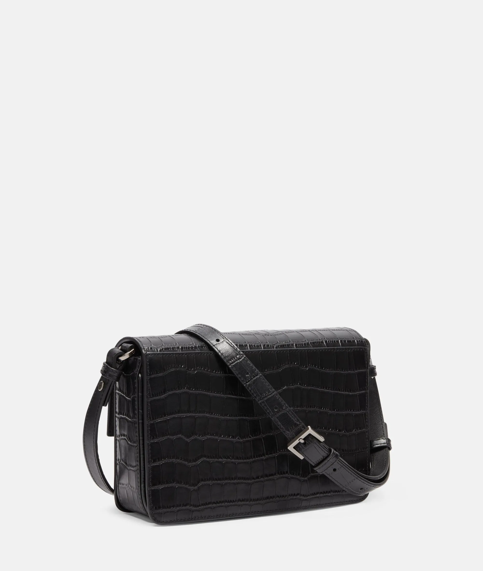 New LIEBESKIND BERLIN Kroko Alex Crossbody M schwarz