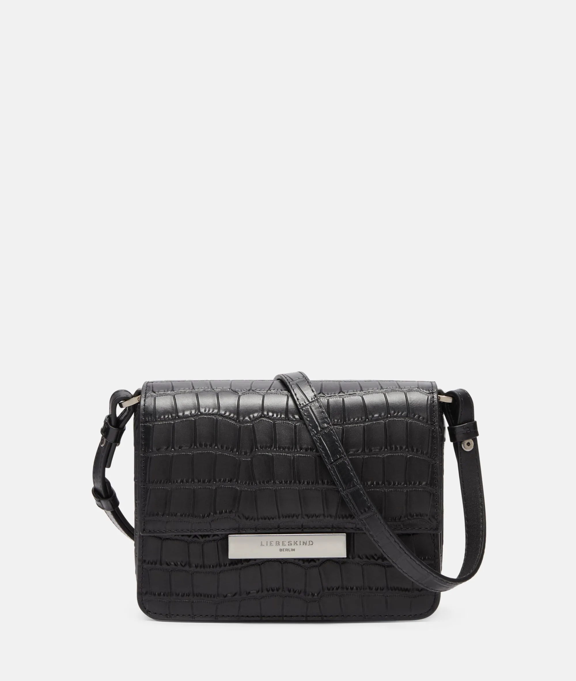 New LIEBESKIND BERLIN Kroko Alex Crossbody S schwarz