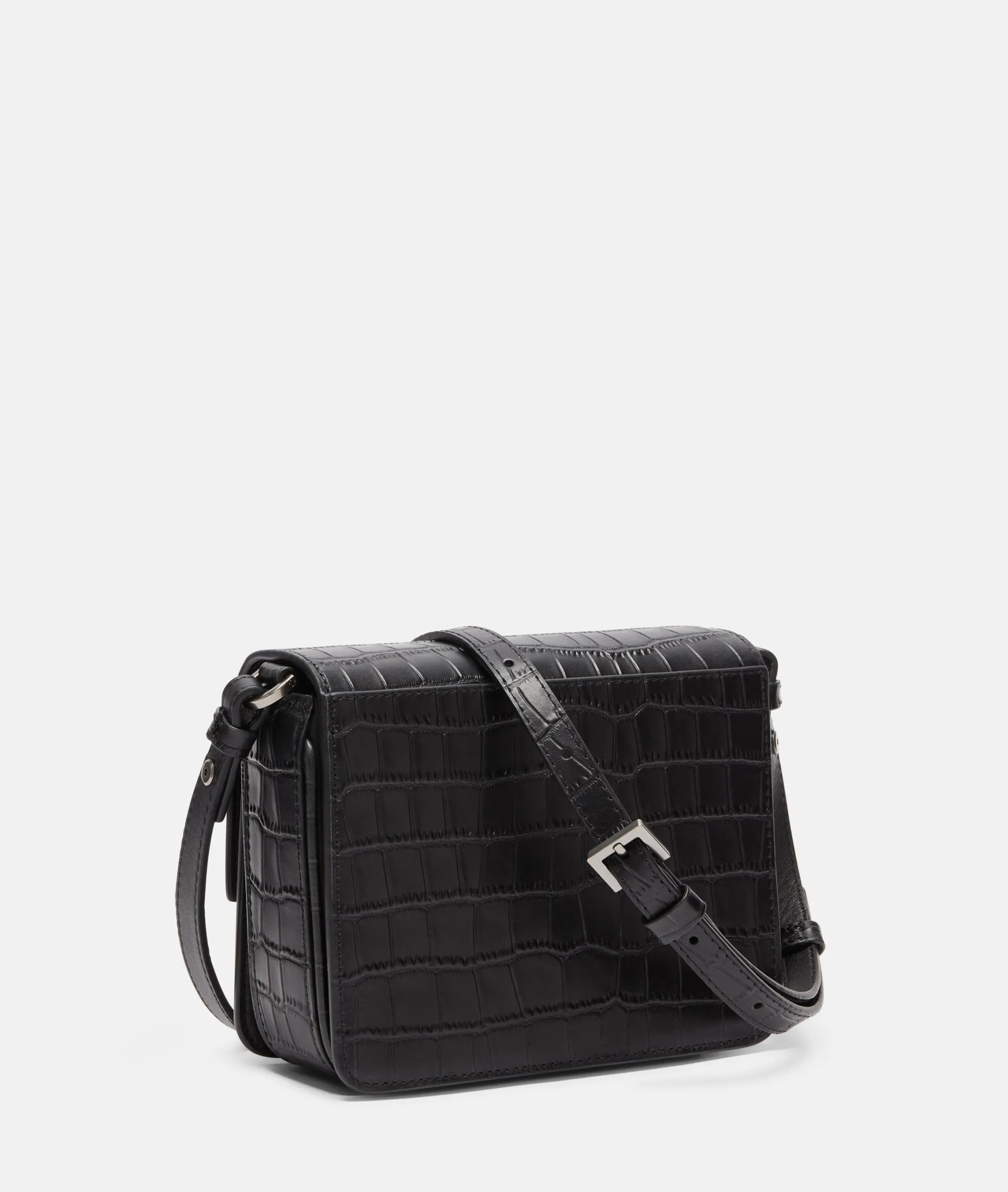 New LIEBESKIND BERLIN Kroko Alex Crossbody S schwarz