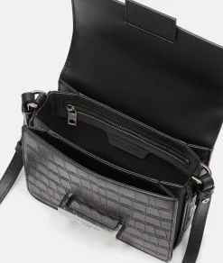 New LIEBESKIND BERLIN Kroko Alex Crossbody S schwarz