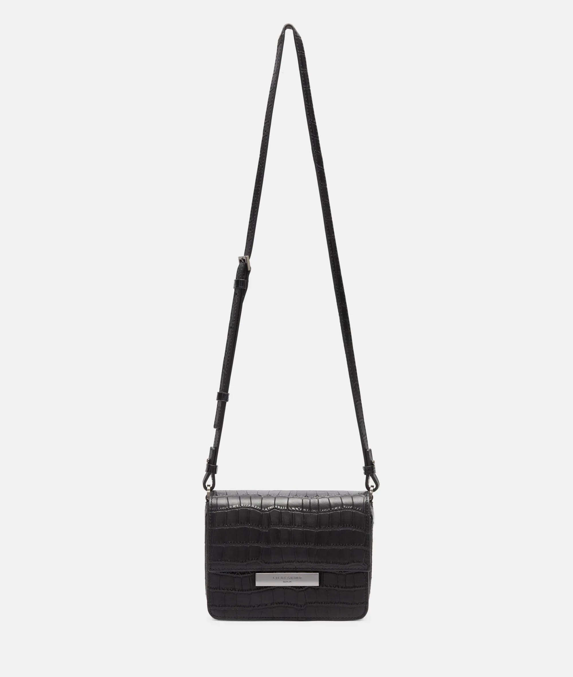 New LIEBESKIND BERLIN Kroko Alex Crossbody S schwarz