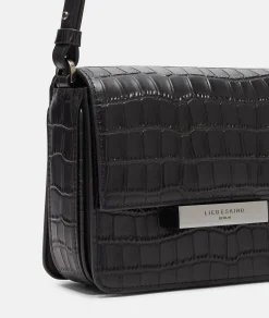 New LIEBESKIND BERLIN Kroko Alex Crossbody S schwarz