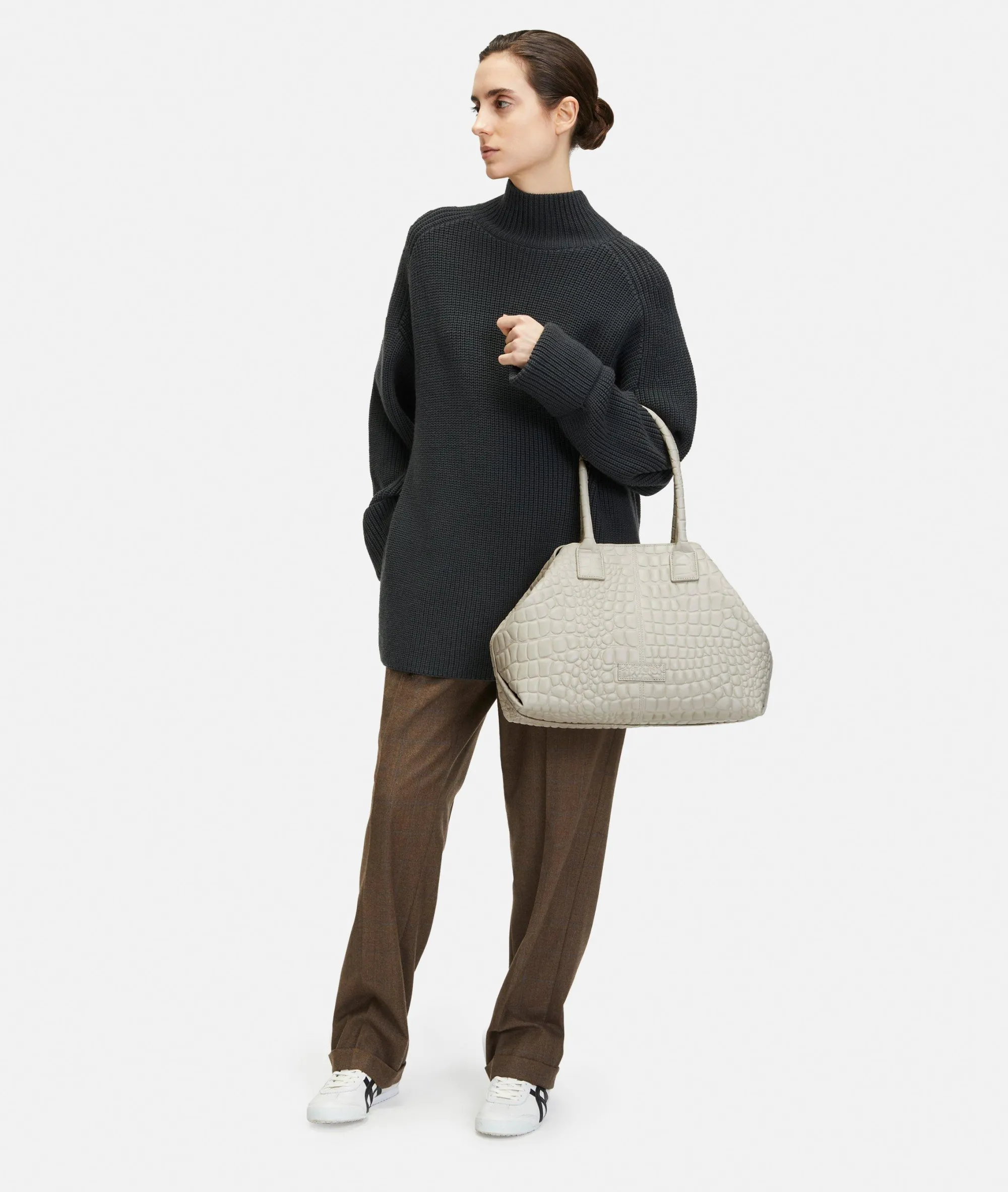 Sale LIEBESKIND BERLIN Kroko Chelsea Shopper M creme