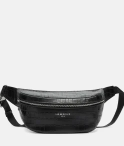 Discount LIEBESKIND BERLIN Kroko Chudy Belt-Bag schwarz