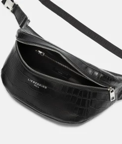 Discount LIEBESKIND BERLIN Kroko Chudy Belt-Bag schwarz