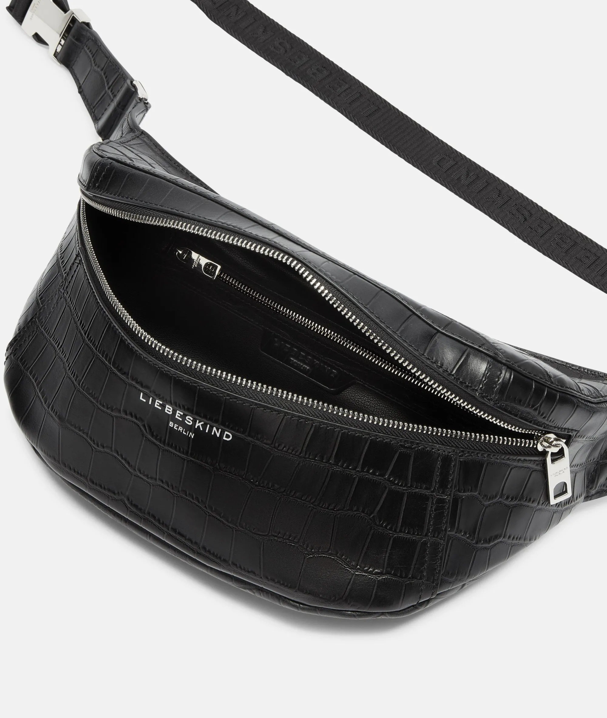 Discount LIEBESKIND BERLIN Kroko Chudy Belt-Bag schwarz