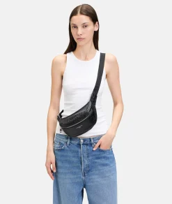 Hot LIEBESKIND BERLIN  Kroko Chudy Belt-Bag S schwarz