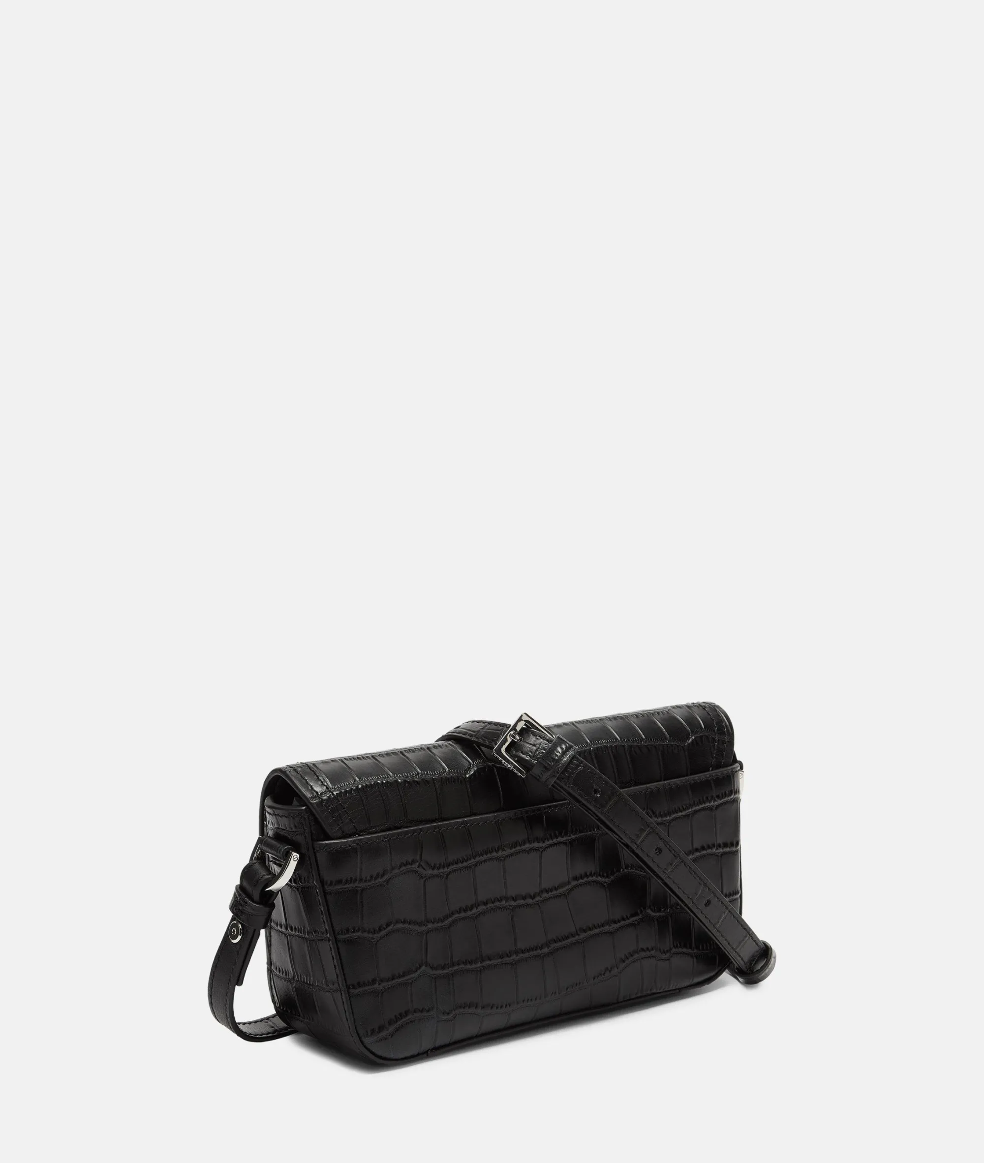 Hot LIEBESKIND BERLIN Kroko Chudy Crossbody S schwarz