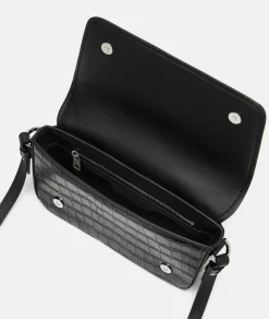 Hot LIEBESKIND BERLIN Kroko Chudy Crossbody S schwarz
