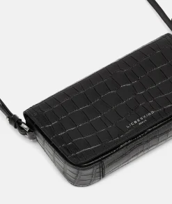 Hot LIEBESKIND BERLIN Kroko Chudy Crossbody S schwarz