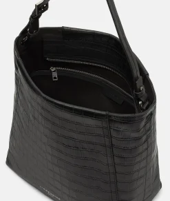 Outlet LIEBESKIND BERLIN  Kroko Chudy Hobo M schwarz