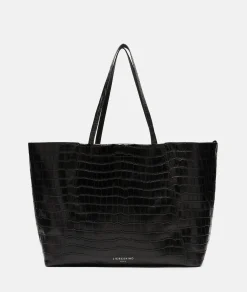 New LIEBESKIND BERLIN  Kroko Chudy Shopper  L schwarz