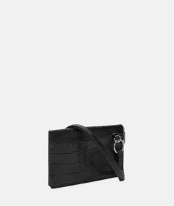 LIEBESKIND BERLIN Kroko Lora Pouch schwarz