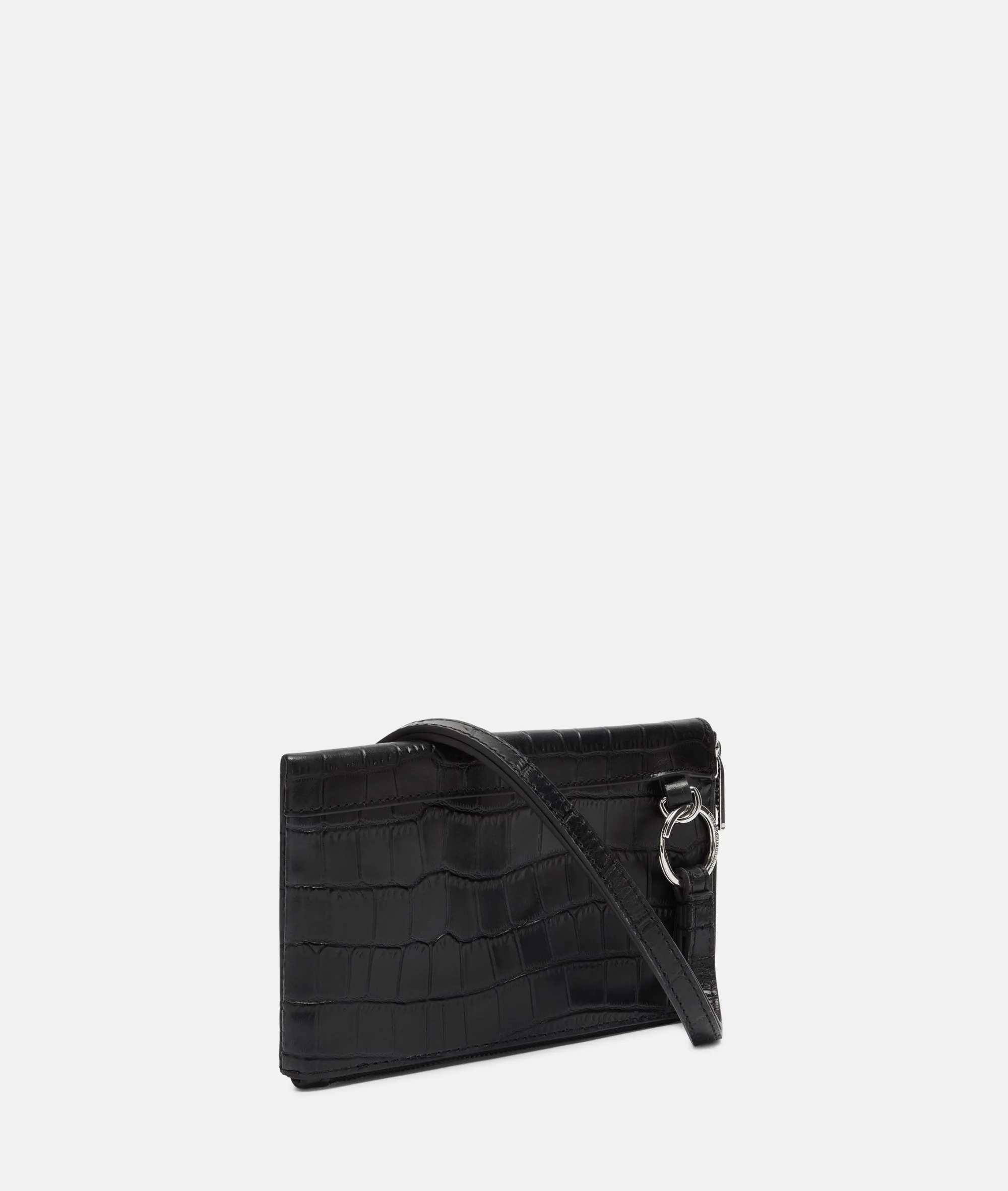 LIEBESKIND BERLIN Kroko Lora Pouch schwarz