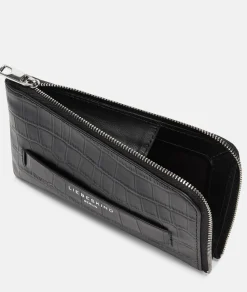 LIEBESKIND BERLIN Kroko Lora Pouch schwarz