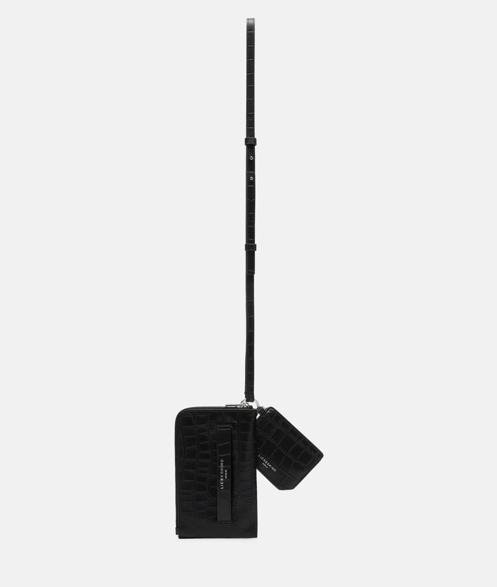 LIEBESKIND BERLIN Kroko Lora Pouch schwarz
