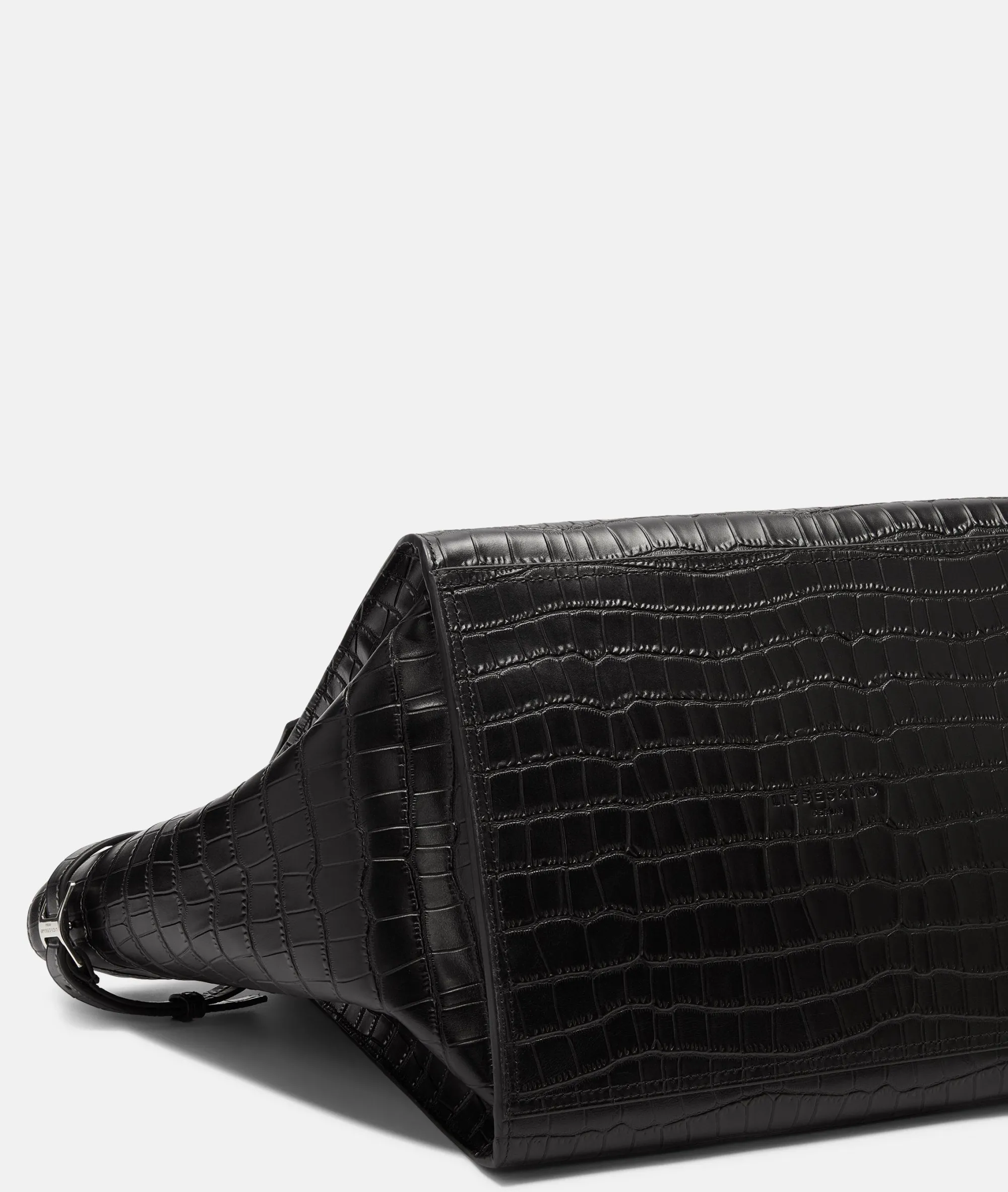 Sale LIEBESKIND BERLIN Kroko Lora Satchel L schwarz