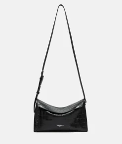 Hot LIEBESKIND BERLIN Kroko Lora Shoulder-Bag S schwarz