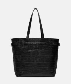 Best LIEBESKIND BERLIN  Kroko Lora Tote  L schwarz