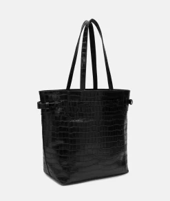 Best LIEBESKIND BERLIN  Kroko Lora Tote  L schwarz