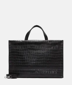 Best LIEBESKIND BERLIN Kroko Lou Satchel L schwarz
