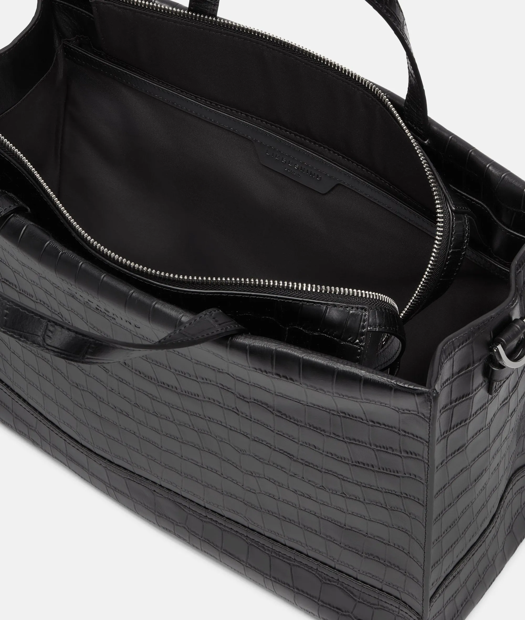Best LIEBESKIND BERLIN Kroko Lou Satchel L schwarz