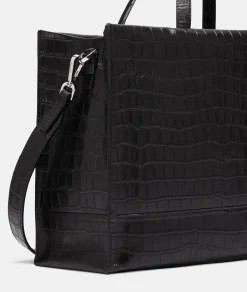 Best LIEBESKIND BERLIN Kroko Lou Satchel L schwarz