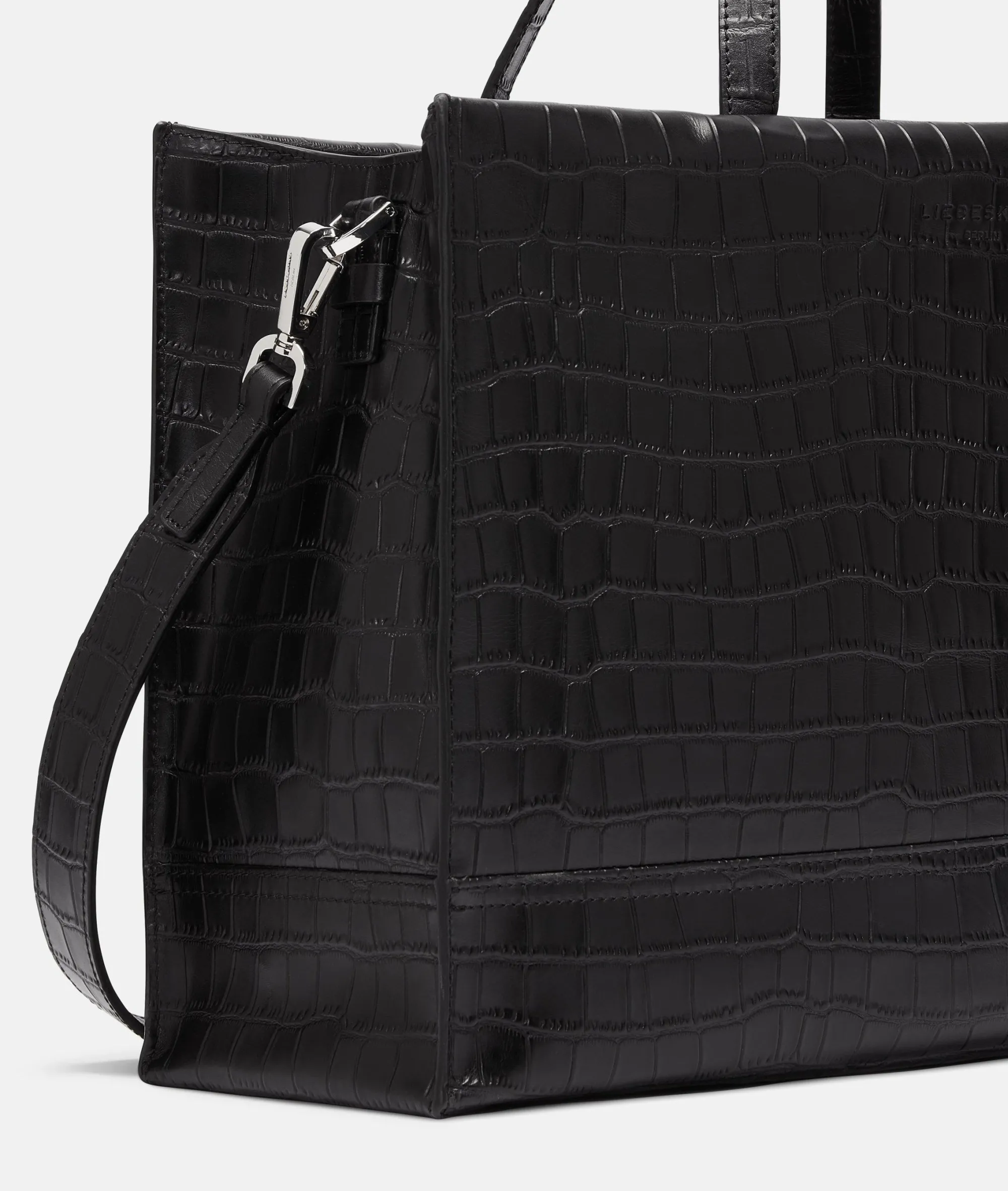 Best LIEBESKIND BERLIN Kroko Lou Satchel L schwarz