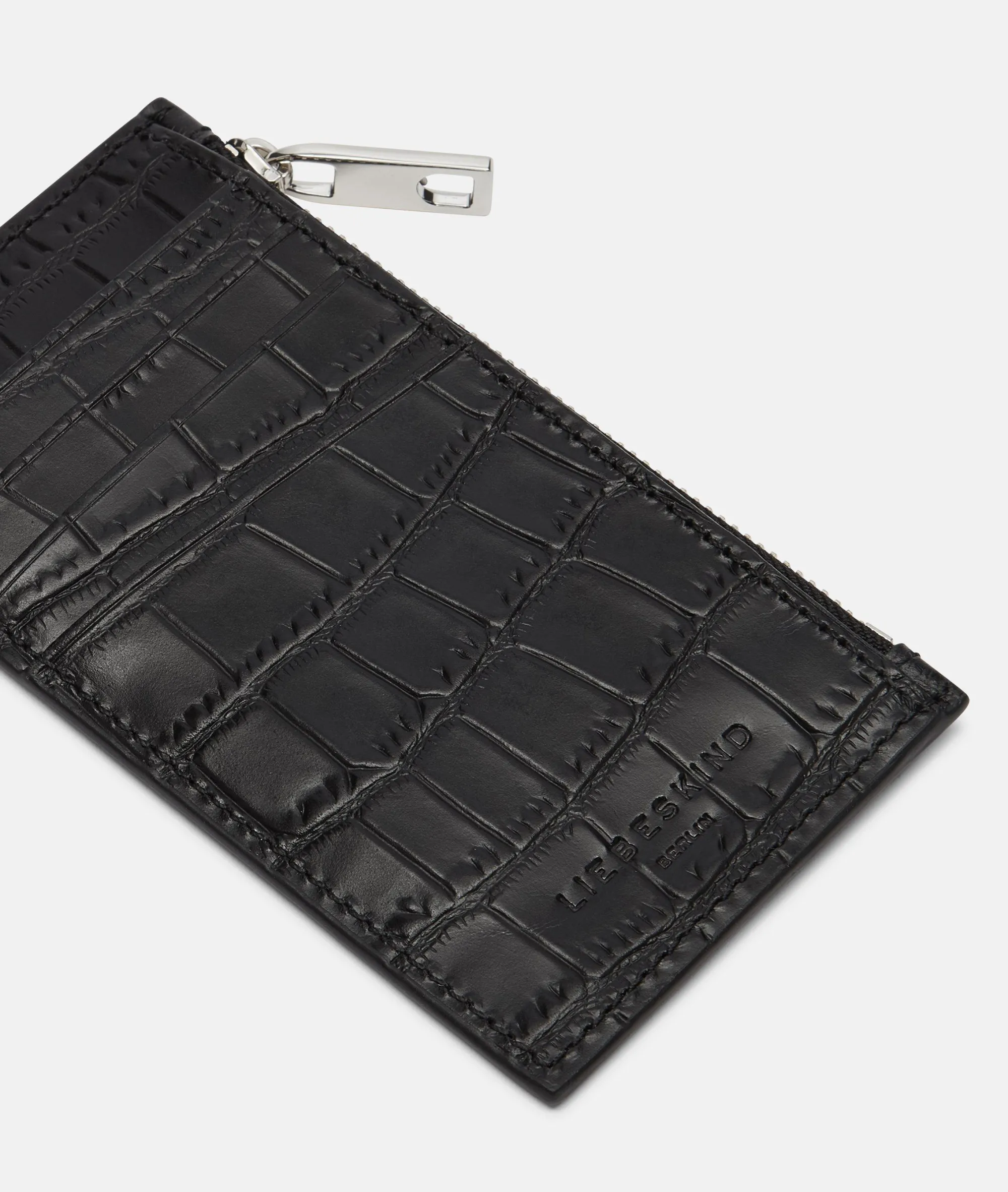 Best LIEBESKIND BERLIN Kroko Lou Wallet schwarz