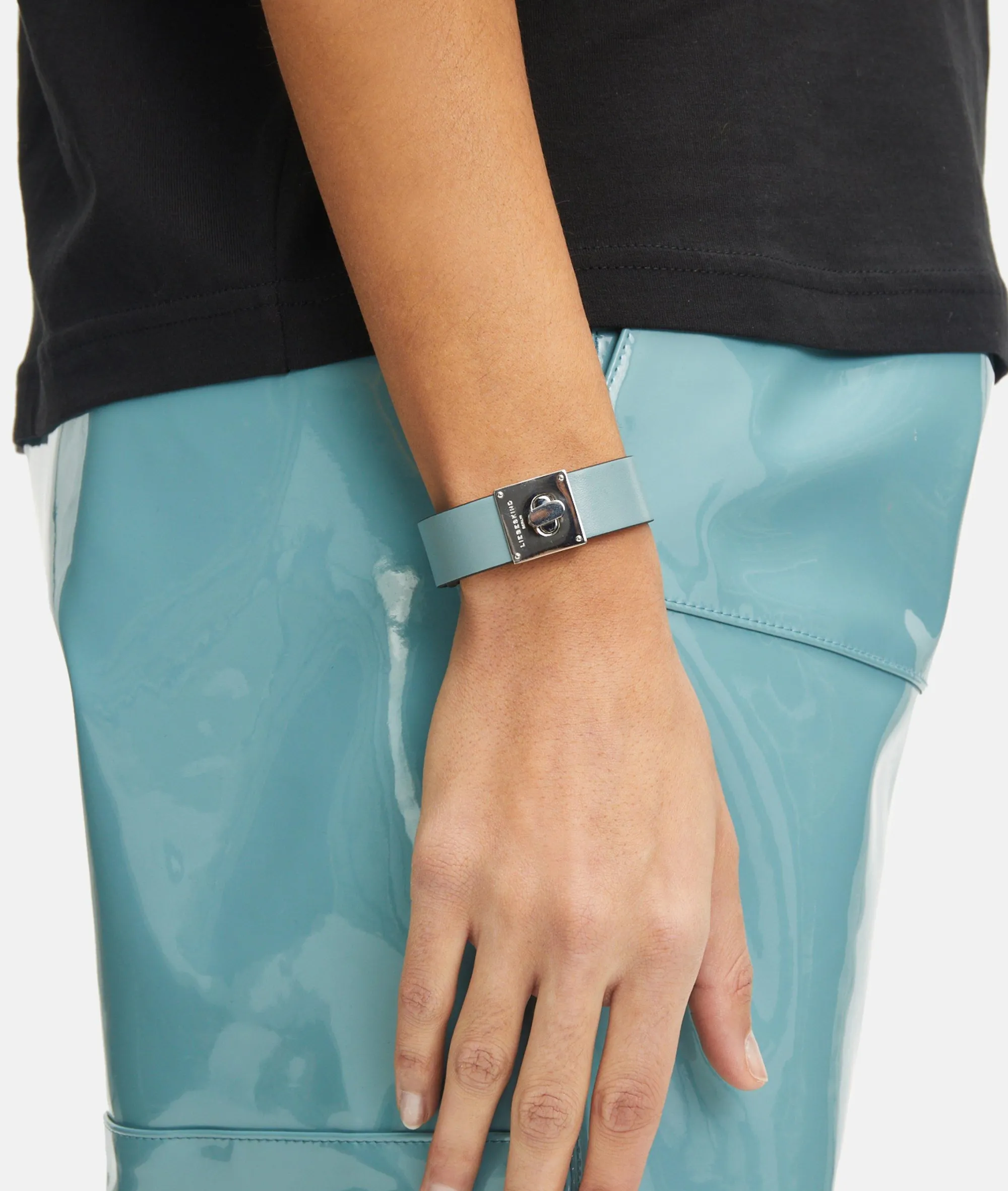 Online LIEBESKIND BERLIN Lederarmband silber