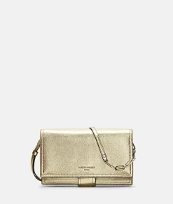 LIEBESKIND BERLIN Lisa Metallic Crossbody gold
