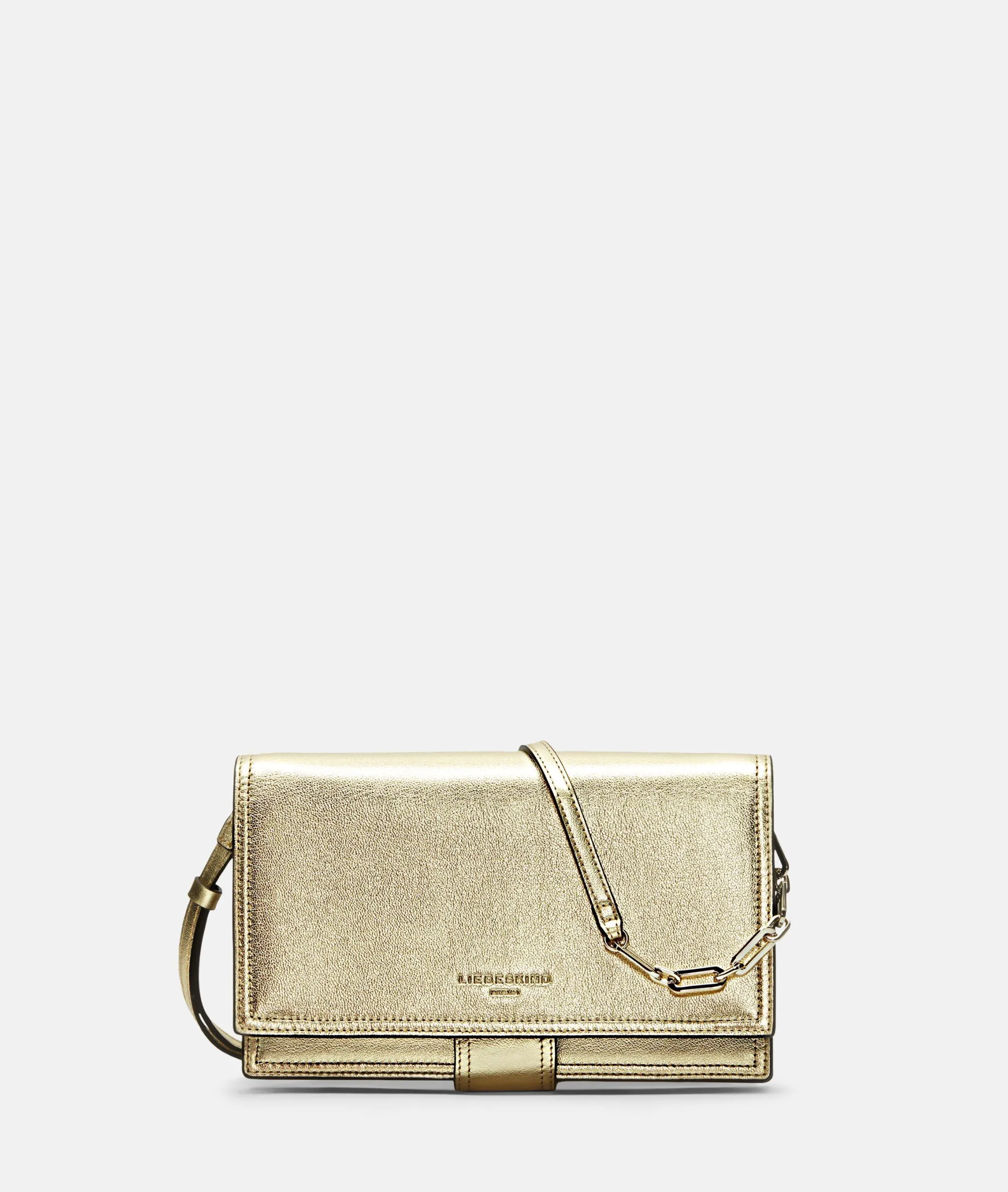 LIEBESKIND BERLIN Lisa Metallic Crossbody gold