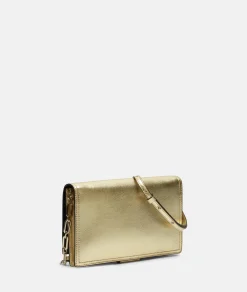 LIEBESKIND BERLIN Lisa Metallic Crossbody gold