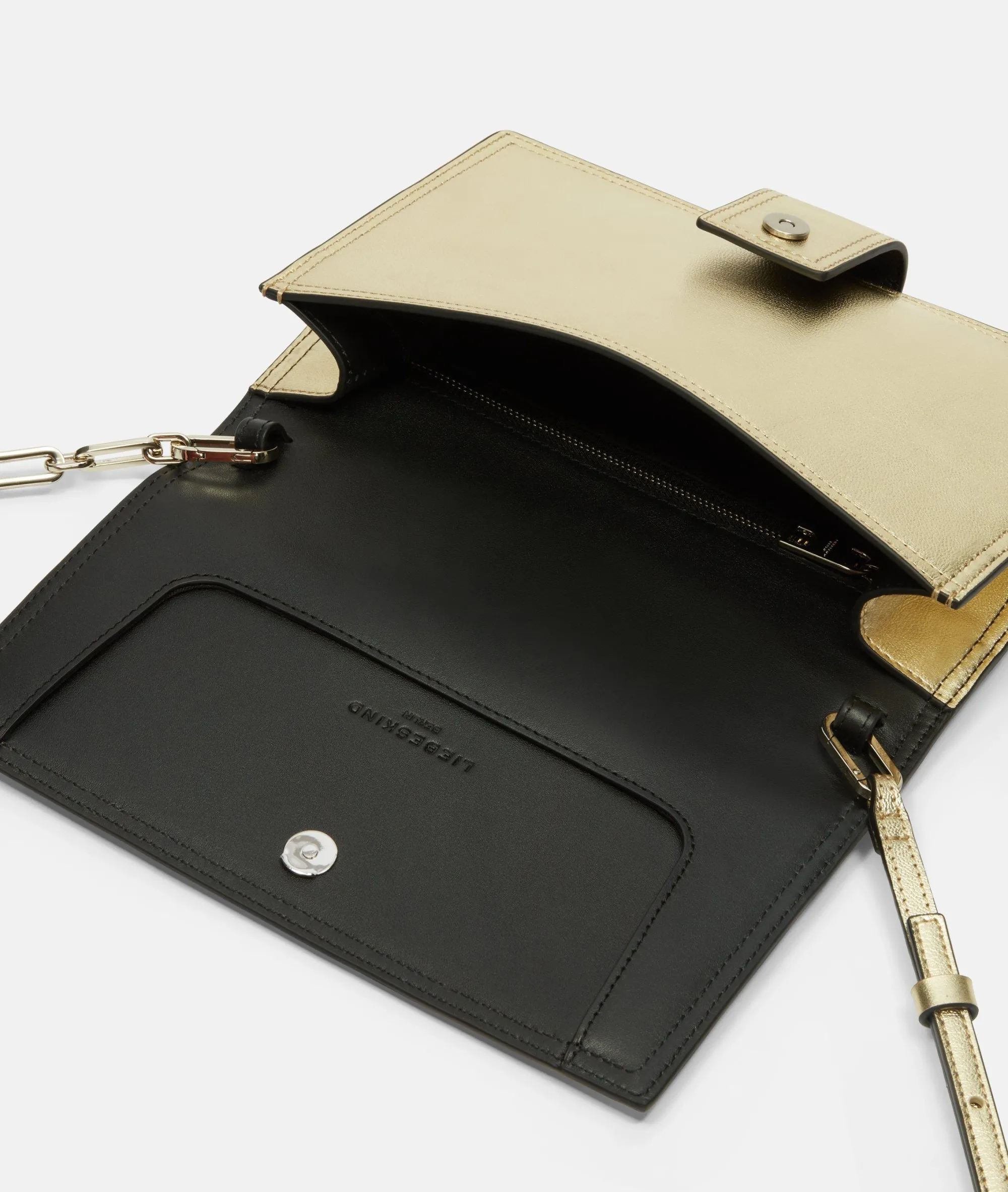 LIEBESKIND BERLIN Lisa Metallic Crossbody gold